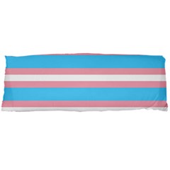 Trans Flag Stripes Body Pillow Case Dakimakura (two Sides) by WetdryvacsLair