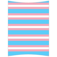 Trans Flag Stripes Back Support Cushion by WetdryvacsLair