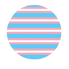 Trans Flag Stripes Mini Round Pill Box (pack Of 5)