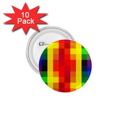 Pride Plaid 1 75  Buttons (10 Pack) by WetdryvacsLair