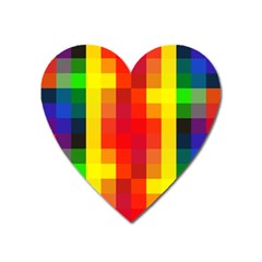 Pride Plaid Heart Magnet by WetdryvacsLair