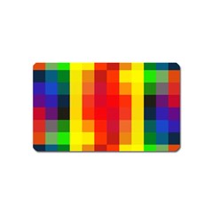 Pride Plaid Magnet (name Card) by WetdryvacsLair