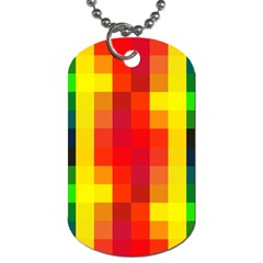 Pride Plaid Dog Tag (two Sides) by WetdryvacsLair