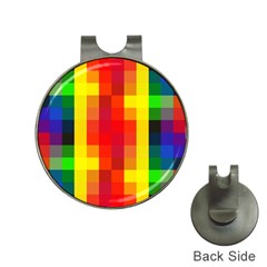 Pride Plaid Hat Clips With Golf Markers by WetdryvacsLair