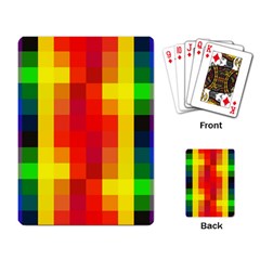 Pride Plaid Playing Cards Single Design (rectangle) by WetdryvacsLair