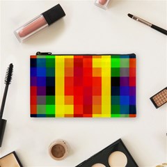 Pride Plaid Cosmetic Bag (small) by WetdryvacsLair