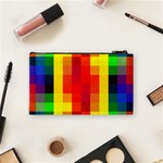 Pride Plaid Cosmetic Bag (Small) Back