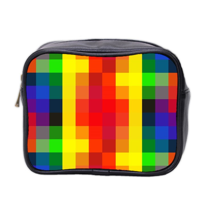 Pride Plaid Mini Toiletries Bag (Two Sides)