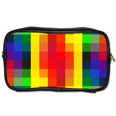 Pride Plaid Toiletries Bag (two Sides) by WetdryvacsLair