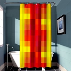 Pride Plaid Shower Curtain 36  X 72  (stall)  by WetdryvacsLair