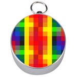 Pride Plaid Silver Compasses Front