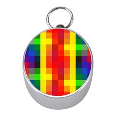 Pride Plaid Mini Silver Compasses by WetdryvacsLair