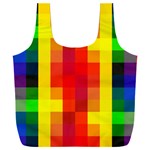 Pride Plaid Full Print Recycle Bag (XXXL) Front