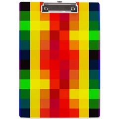 Pride Plaid A4 Clipboard