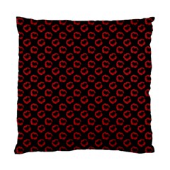 Red Lips Kiss Glitter Standard Cushion Case (one Side) by idjy