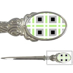 Agender Flag Plaid Letter Opener by WetdryvacsLair