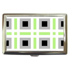 Agender Flag Plaid Cigarette Money Case by WetdryvacsLair