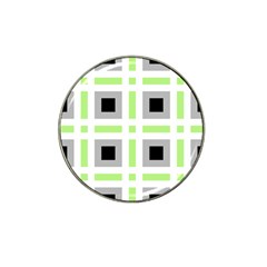 Agender Flag Plaid Hat Clip Ball Marker by WetdryvacsLair