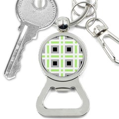 Agender Flag Plaid Bottle Opener Key Chain by WetdryvacsLair