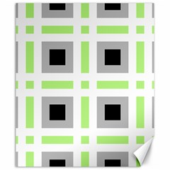 Agender Flag Plaid Canvas 20  X 24  by WetdryvacsLair