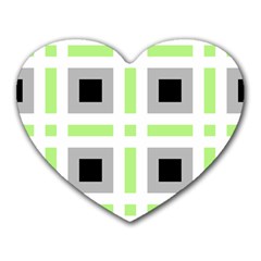 Agender Flag Plaid Heart Mousepads by WetdryvacsLair