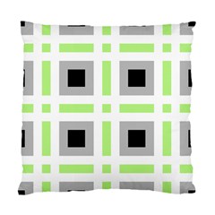 Agender Flag Plaid Standard Cushion Case (one Side) by WetdryvacsLair