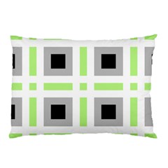 Agender Flag Plaid Pillow Case by WetdryvacsLair