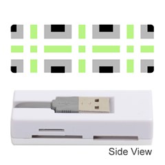 Agender Flag Plaid Memory Card Reader (stick) by WetdryvacsLair