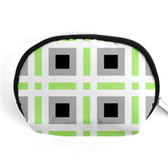 Agender Flag Plaid Accessory Pouch (medium) by WetdryvacsLair