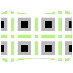 Agender Flag Plaid Velour Seat Head Rest Cushion by WetdryvacsLair