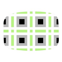 Agender Flag Plaid Mini Square Pill Box by WetdryvacsLair