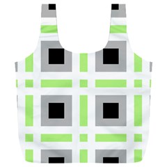 Agender Flag Plaid Full Print Recycle Bag (xxxl) by WetdryvacsLair