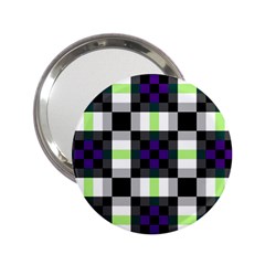 Agender Flag Plaid With Difference 2 25  Handbag Mirrors by WetdryvacsLair