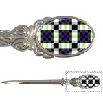 Agender Flag Plaid With Difference Letter Opener Front