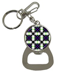 Agender Flag Plaid With Difference Bottle Opener Key Chain by WetdryvacsLair