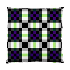 Agender Flag Plaid With Difference Standard Cushion Case (one Side) by WetdryvacsLair