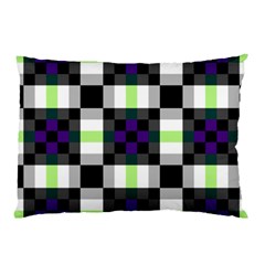 Agender Flag Plaid With Difference Pillow Case by WetdryvacsLair