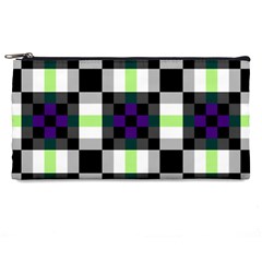 Agender Flag Plaid With Difference Pencil Case by WetdryvacsLair