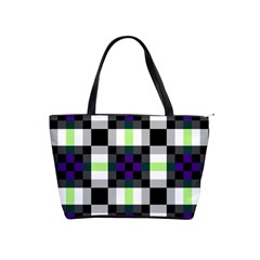 Agender Flag Plaid With Difference Classic Shoulder Handbag by WetdryvacsLair