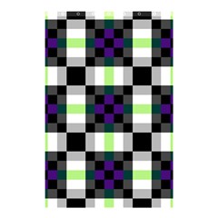 Agender Flag Plaid With Difference Shower Curtain 48  X 72  (small)  by WetdryvacsLair