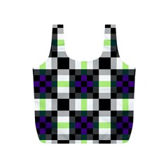 Agender Flag Plaid With Difference Full Print Recycle Bag (s) by WetdryvacsLair