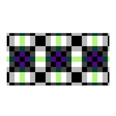 Agender Flag Plaid With Difference Satin Wrap by WetdryvacsLair