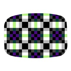 Agender Flag Plaid With Difference Mini Square Pill Box by WetdryvacsLair