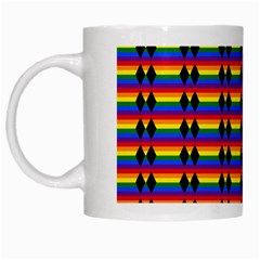 Double Black Diamond Pride Bar White Mug by WetdryvacsLair