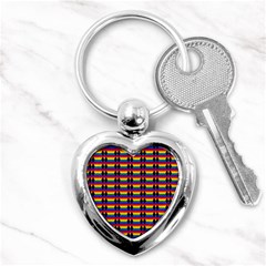 Double Black Diamond Pride Bar Key Chain (heart) by WetdryvacsLair