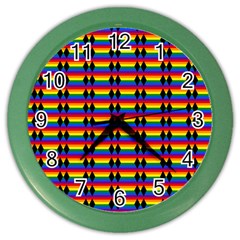 Double Black Diamond Pride Bar Color Wall Clock by WetdryvacsLair