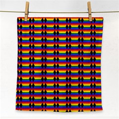 Double Black Diamond Pride Bar Face Towel by WetdryvacsLair