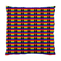 Double Black Diamond Pride Bar Standard Cushion Case (two Sides) by WetdryvacsLair