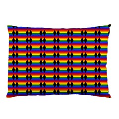 Double Black Diamond Pride Bar Pillow Case by WetdryvacsLair