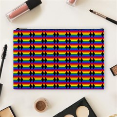 Double Black Diamond Pride Bar Cosmetic Bag (large) by WetdryvacsLair